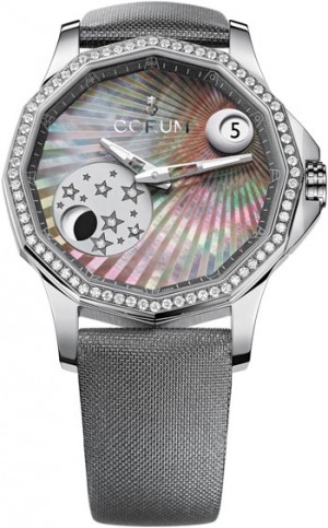 Corum Admirals Cup Mystery Moon Ladies Watch Model 384.101.47-F149-AN01