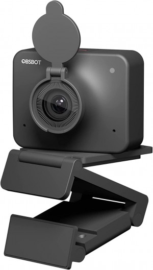 OBSBOT Meet - AI-Controlled Webcam 1080P 60FPS, Full HD Webcam with AI Car Frame