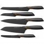 Fiskars Edge Knife Block with 5 Knives (1003099)