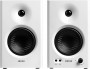 Edifier MR4 Compact 2.0 Studio Monitors (42 Watt) with Class-D Amplifier and Two Selectable Sound Modes, White