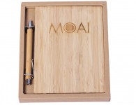 MOAI Wooden Notebook (M-21WNB)