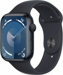 Apple Watch Series 9 GPS 45mm Midnight Aluminium Case with Midnight Sport Band (S/ M) MR993