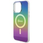 Guess IML Iridescent MagSafe Case for iPhone 15 Pro - Black (3666339154660)