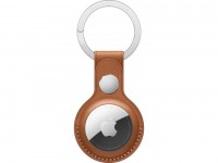 Apple AirTag Leather Key Ring Saddle Brown MX4M2ZM