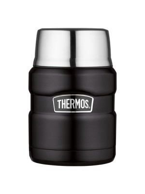THERMOS Stainless King Food Flask 470 ml Matt Black (SK3000)