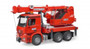 Bruder MB Arocs Crane Truck Toy with Light and Sound Module (03670)