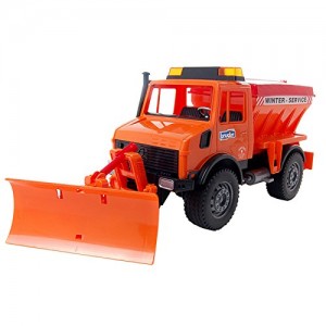 Bruder MB-Unimog Winter Service With Snow Plough (02572)