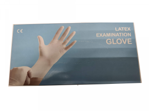 Ray Bell Latex Examination Gloves Size M 100 pieces in a box