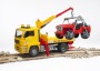 Bruder Man TGA Breakdowntruck with Cross Country Vehicle (02750)