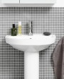 Gustavsberg Bathroom Sink Nordic³ 410055 - For Bolt/Bracket Mounting 55cm (41005501)