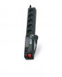 Acar 504W Surge Protector X5 AC Outlet 230 V 1.5m Black (ALP-ACAR504W---0N) (5904743005306) Strāvas Pagarinātājs ar Drošinātāju