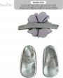ABG Accessories Baby Girls Sparkle Shoe and Headband Set (GNX69481AZ1)