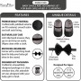 ABG Accessories Girls Toddler Gitter Shoes and Headband Gift Set, Black, 6-12 Months (GNXB0494AZ2)