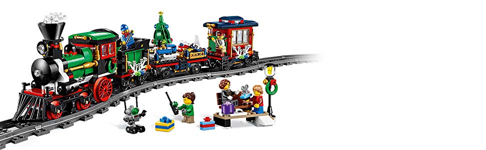 holiday, train, toy, LEGO